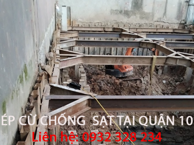Ép Cừ Chống Sạt Tại Quận 10